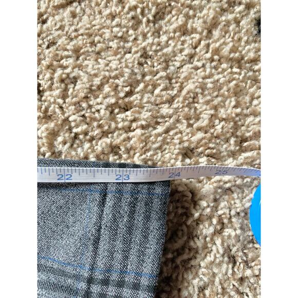 Abercrombie & Fitch Button Front Grey Glen Plaid Overall Dress Small - Picture 10 of 10